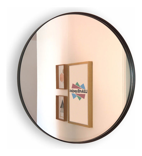 Round Iron Mirror 60cm (Depth 30mm) - Free Installation 0