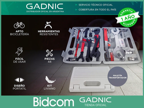 Gadnic Toolbox Kit for Bicycle Repair 1