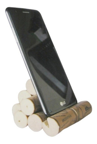Handcrafted Cell Phone, Tablet, or Card Holder Stand - Tabletop 0