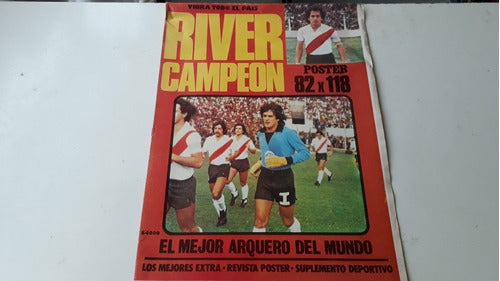 Reviposter River Bicampeón 1979 Super Gigante 82 X 118 0