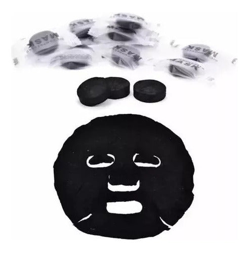 Compressed Facial Masks Capsules x30 - Pack of 30 Compressed Facial Mask Capsules by Beiyin - Mascarilla Comprimida Facial Pastilla Cápsula X30U