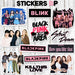 Stickers Blackpink Lisa Jisoo Jennie  Rose 15 Unidades 1