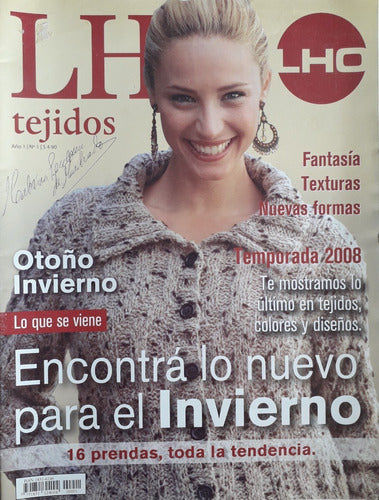 Revista Lho Tejidos Otoño Invierno A Pura Tendencia Liquido 0