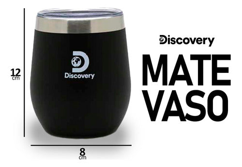 Discovery Mate Discovery De Acero Inoxidable 280 Ml Con Tapa Vaso New 1