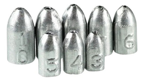 Chumbo Bullet Mury - Embalagem Com 5 Un Chumbo Bullet 5g 1