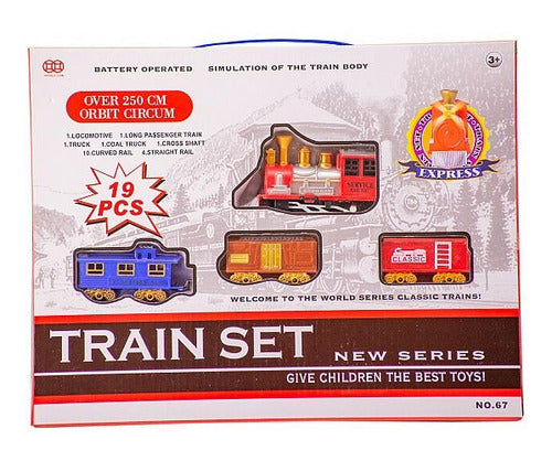 Faydi Toy Express Battery-Powered Locomotive Train Set FD2367 0