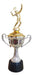 Plastic Trophy Cup with Tennis Handles 28cm ENV 2