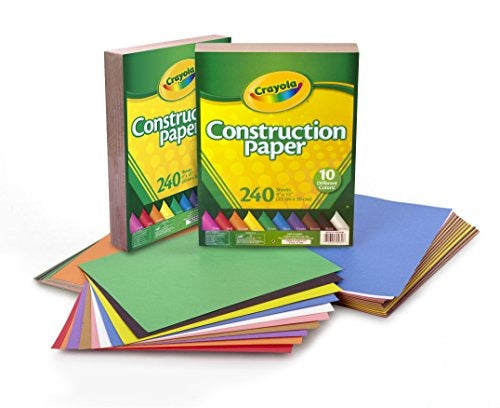 Crayola Construction Paper, 480 Count, 10 Colores, Easter Ba 1