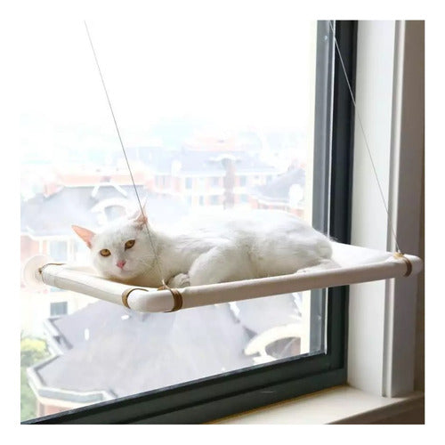 Generico Cama Colgante Elevada Para Gatos Ventana Con Ventosas 1