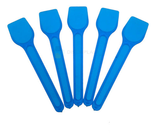 Distriplast Disposable Plastic Spoons X100 Units 2