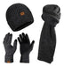 Aishna Winter Beanie, Scarf and Gloves Set 0