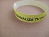 PVC 500 Custom Yellow Plastic Bracelets 4