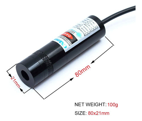 Oxlasers Modulo Laser De Linea Roja Ajustable De 5 V 650 Nm 1