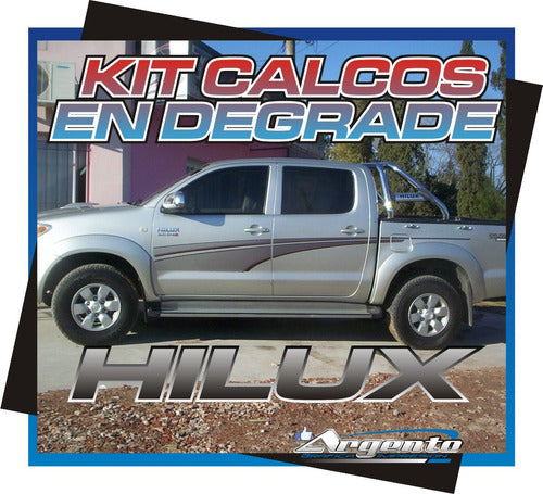 Franjas Laterales Toyota Hilux Srv 2005 Calcos LG 3