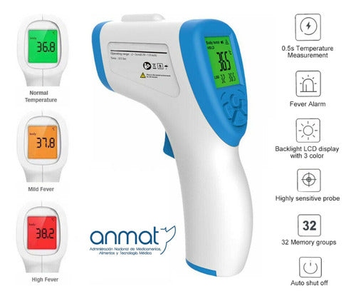 Chainel Digital Infrared Thermometer Gun - Measure Temperature from a Distance 1