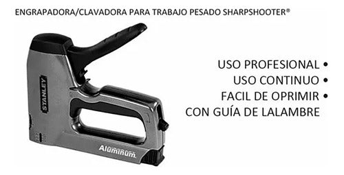 Engrapadora/clavadora Sharpshooter Tr250 Stanley 4