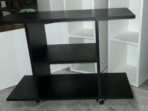 TV and LCD Stand in Black 1