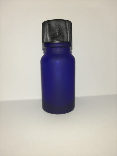 Frasco Vidrio Azul Esmerilado 10ml Válvula Antiderrame X10 1