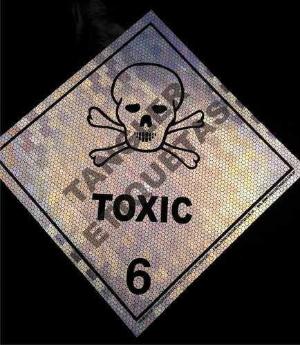 3M Toxic Label Class 6.1 - PVC - Reflective 1