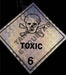 3M Toxic Label Class 6.1 - PVC - Reflective 1