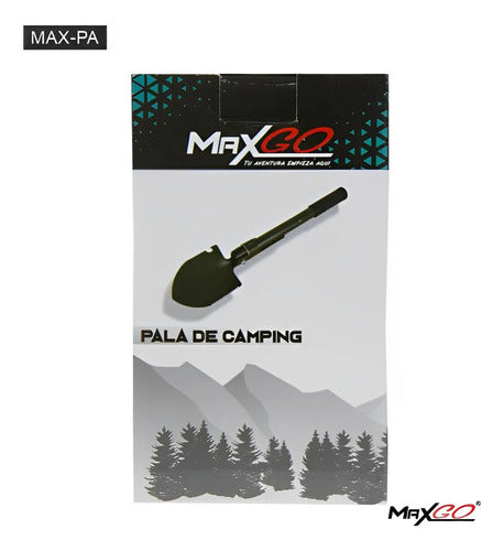 Pá Dobrável Multifuncional Militar Camping Praia - Max Go 6