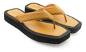 Women's Leather Sandals Comfortable Summer Flip Flops by Citadina Pompeya 0