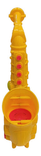 Infunbebe Musical Instrument Toy Saxophone with Light and Sound 2