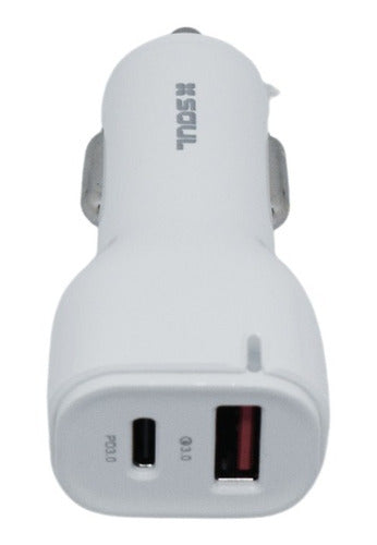 Soul Car Charger Fast Charge USB + PD + Micro USB Cable 2