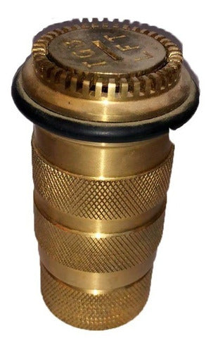 Fire Hose Bronze Nozzle Fog 44.5 Mm 1 3/4 Fire Lance 0