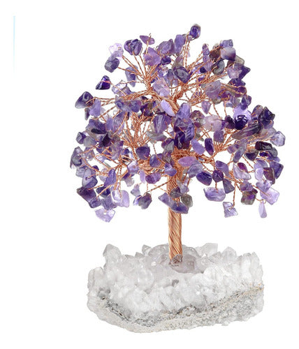 Rockcloud Crystal Money Tree Handmade with Cluster Base 0