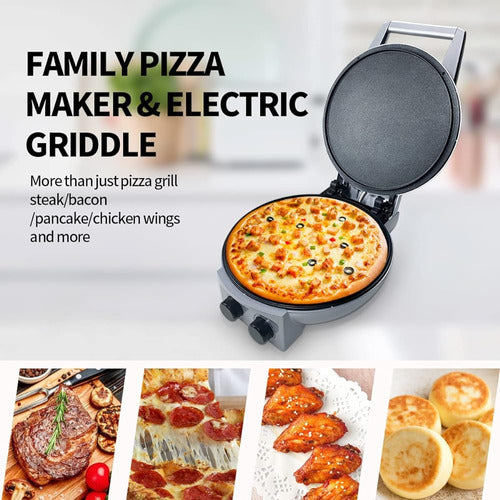 Hehogogo Electric Pizza Maker Countertop Pizza Cooker Para H 2