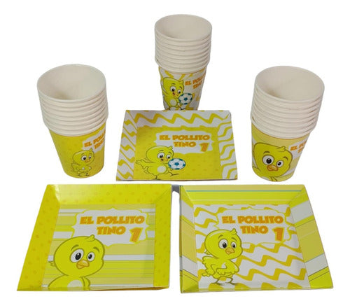 Premium Personalized Party Kit for 10 Kids - The Little Chicken 9