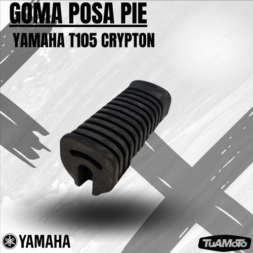 Yamaha T105 Crypton Front Footrest Rubber Pad 4