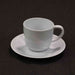 Plastic Ware Set of 6 White Melamine Cups with Saucers 4