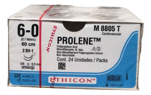 Suture Prolene 6-0 Ethicon M 8805T 2