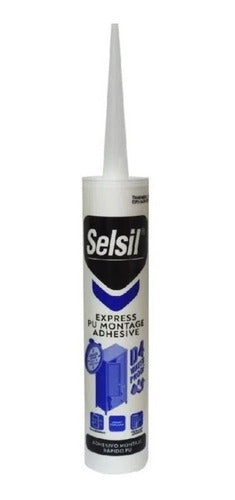 Selsil PU Express D4 Transparent Mounting Adhesive 300ml 0