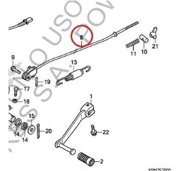 Honda Rear Brake Rod - Power Bikes 1