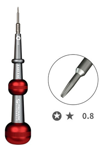 Mechanic East Tag Repair Screwdriver Star 0.8 1