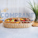 Compranet Glass Serving Dish with Removable Wicker Base 34 cm, 13097 7