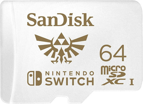 SanDisk Micro SD 64GB Official Nintendo Switch Memory Card 0