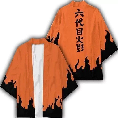 GB Kimono Sublimado Hokage Naruto Talle Unico Gastovic Anime 4