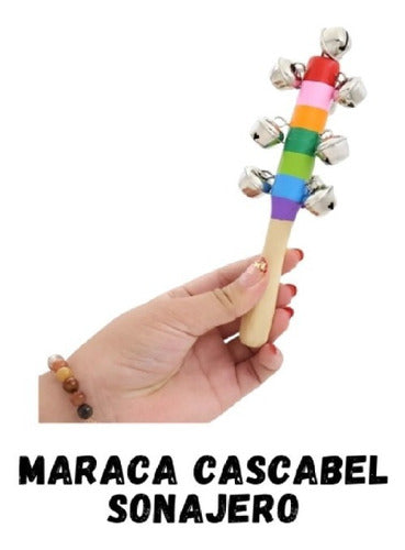 Pack Musical Infantil Madera 5 Instrumentos Didácticos Niños 4