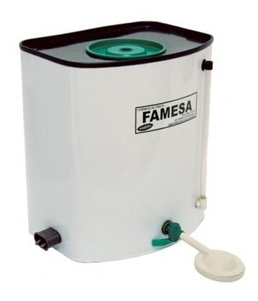 Famesa Ducha Electrica 25ltrs Calefon Eléctrico Loza Grifo Pvc 2