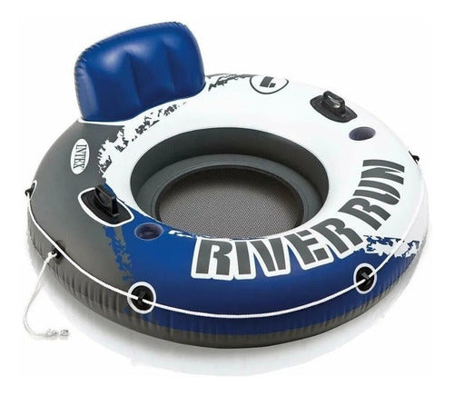 Intex Inflatable River Run Mat 135cm Diameter Pool Float 0