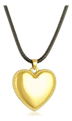 Collar Corazon Bañado Oro 18k 0