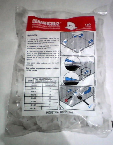 Ceramicruz Leveling Clips for Porcelain Tile - 900 Units 2