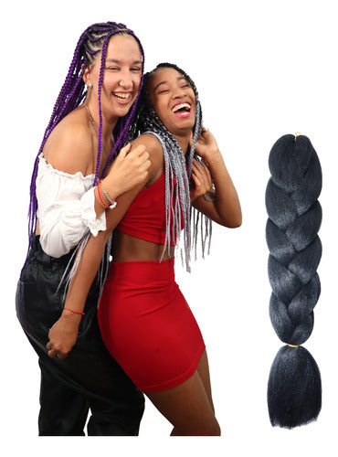 Extensiones Pelo Kanekalon Termico Jumbo Trenzas Africanas 0