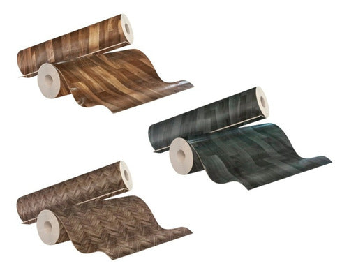 PGU Vinyl Flooring Roll - Wood Effect - Various Colors 1