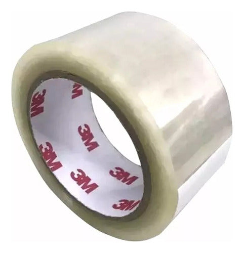 3M Transparent Packing Tape 48 mm x 50 m - 3 Units 0