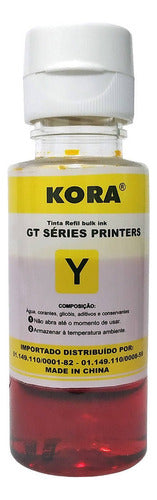 Kit Colorido Tinta Kora Compatível Para Gt-5822 Gt-5820 5810 2